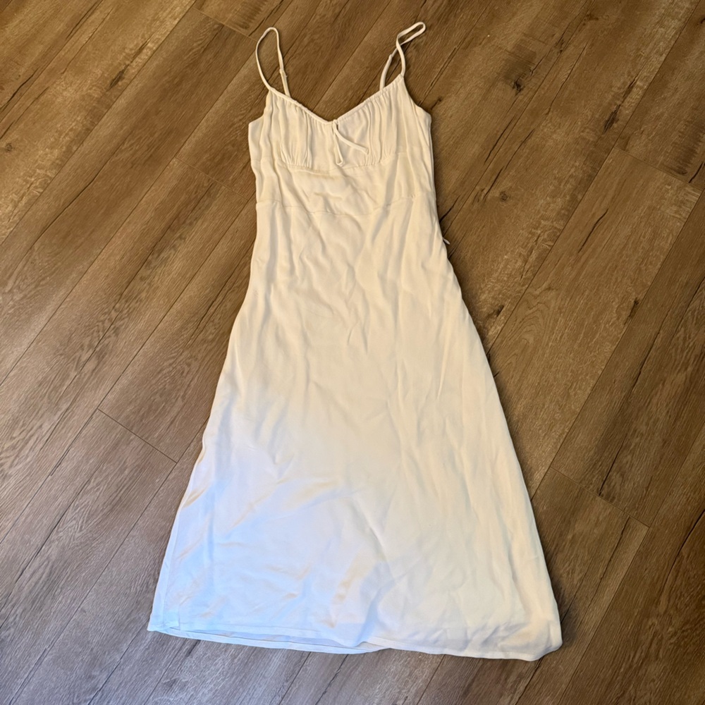 Wilfred Cream White Midi Maxi Dress